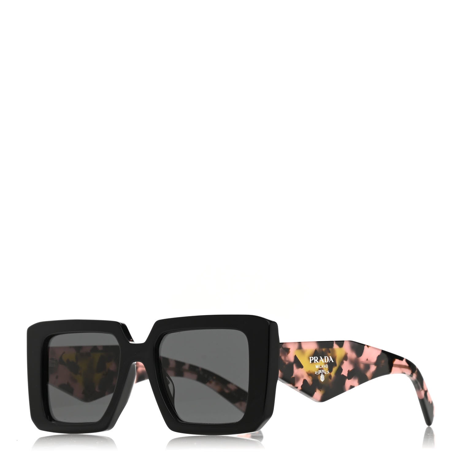 Prada Acetate Symbole Sunglasses SPR 23Y Slate Grey 1 of 6