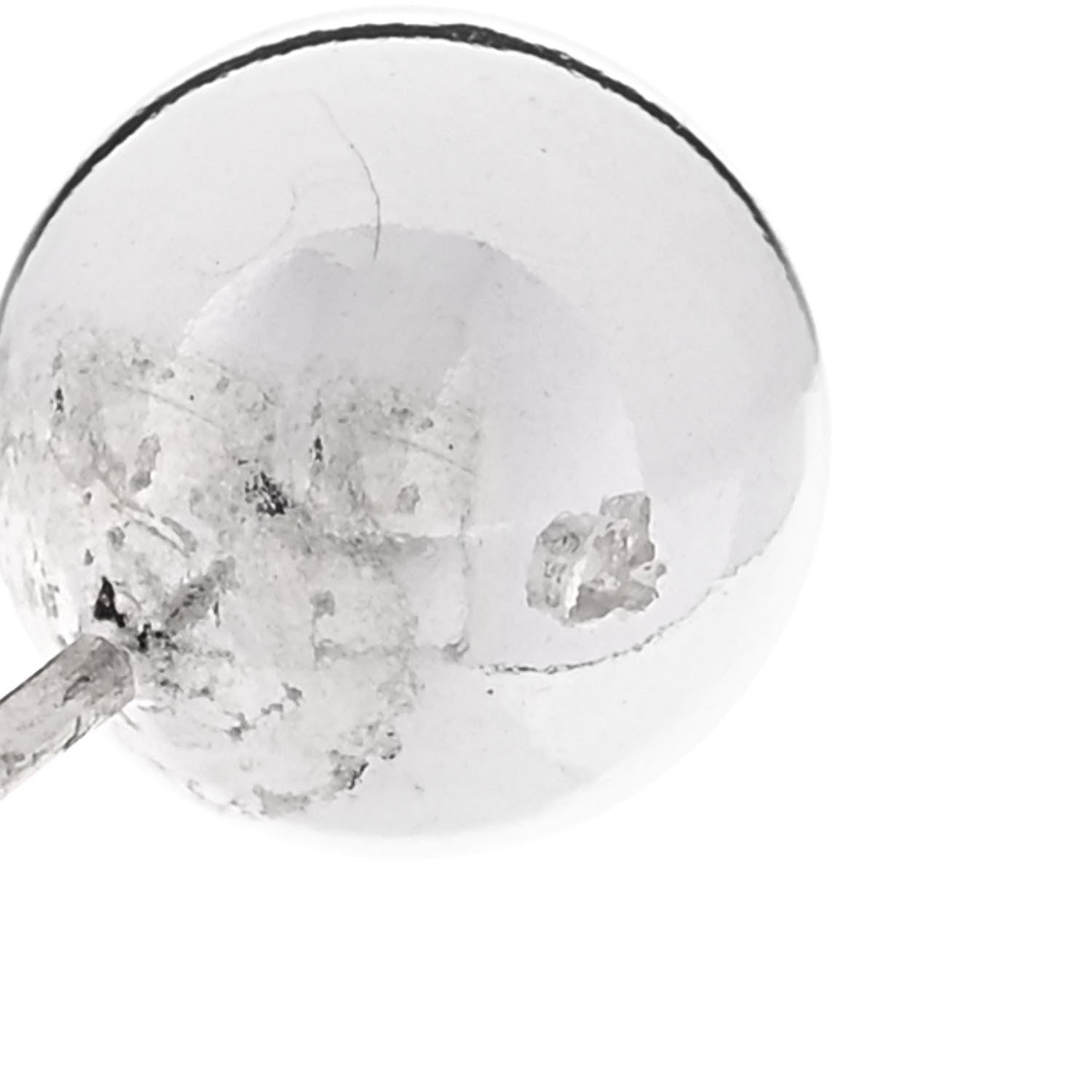 Tiffany Sterling Silver 8mm Hardwear Ball Earrings 5 of 5