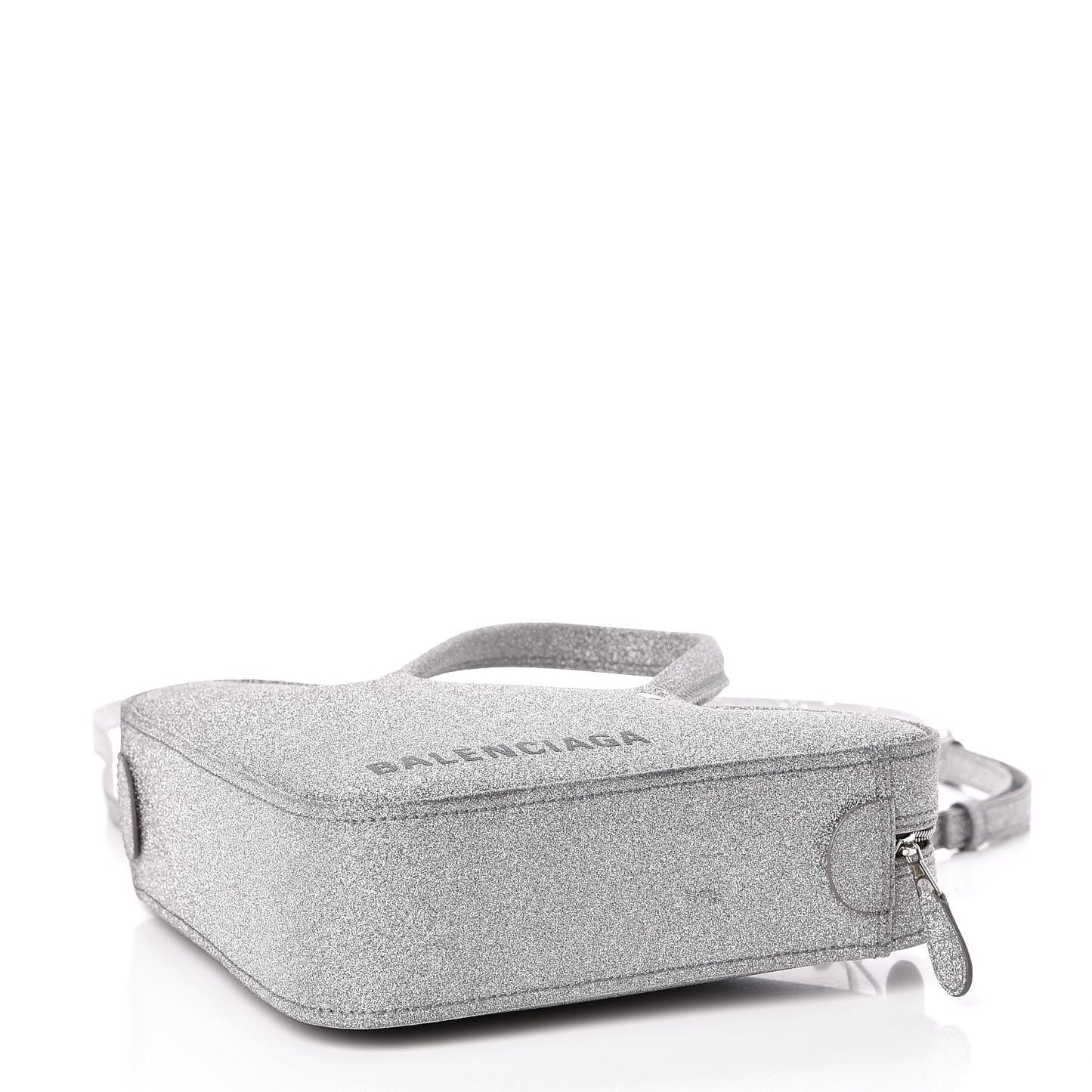 Glitter XS Triangle Duffle Argent Black