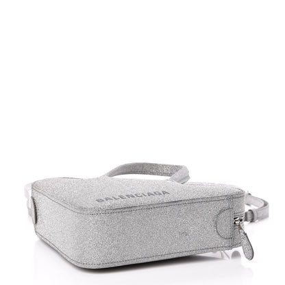Balenciaga Glitter XS Triangle Duffle Argent Black 4 of 11