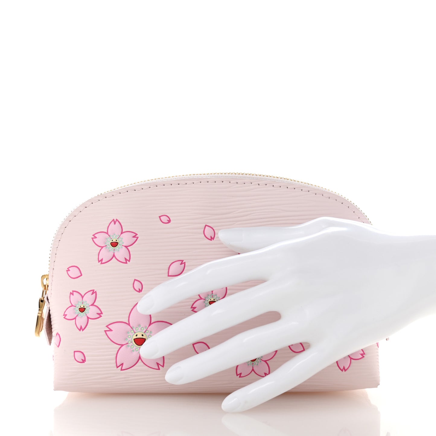 LV X TM Epi Cherry Blossom Cosmetic Pouch Pink
