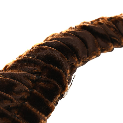 Fendi Velvet Embroidered Squirrel Spy Bordeaux Multicolor 11 of 12