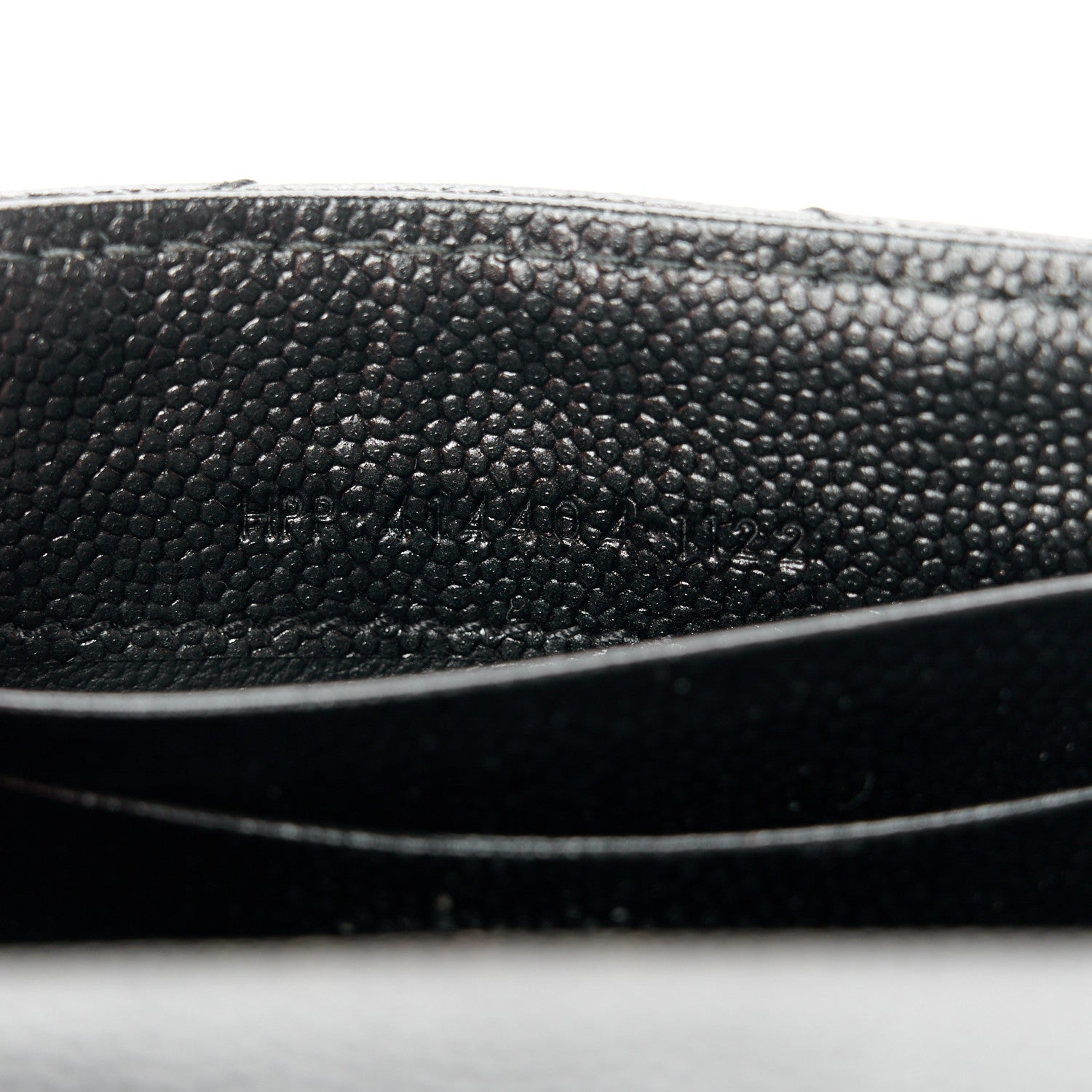 Saint Laurent Grain De Poudre Matelasse Chevron Small Monochrome Monogram Envelope Wallet Black 7 of 9