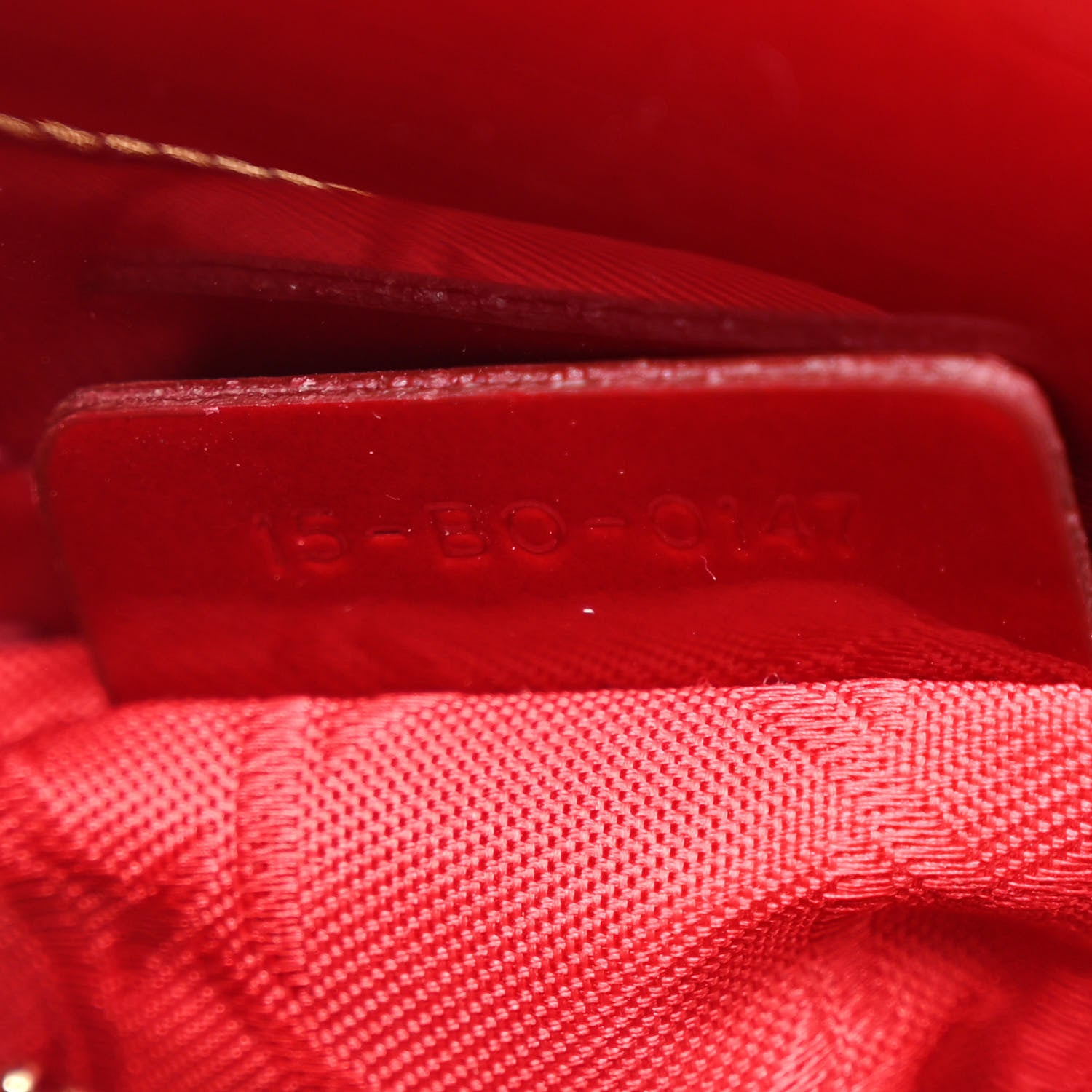 Christian Dior Patent Cannage Mini Lady Dior Red 7 of 11