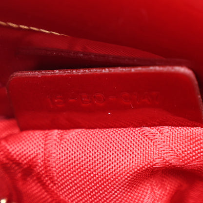 Christian Dior Patent Cannage Mini Lady Dior Red 7 of 11