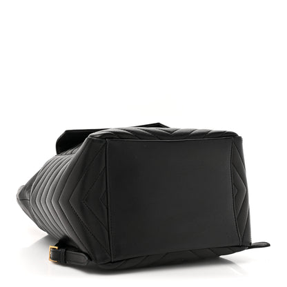 Saint Laurent Lambskin Matelasse Monogram Joe Backpack Black 4 of 11