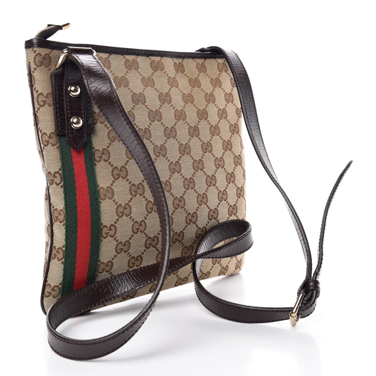 Monogram Web Jolicoeur Charms Messenger Dark Brown