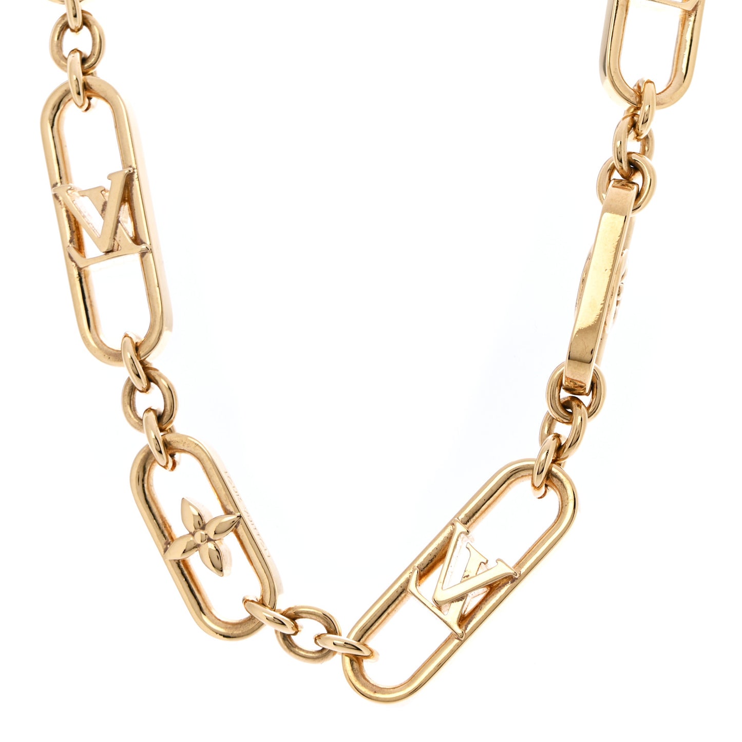Metal My LV Chain Necklace Gold