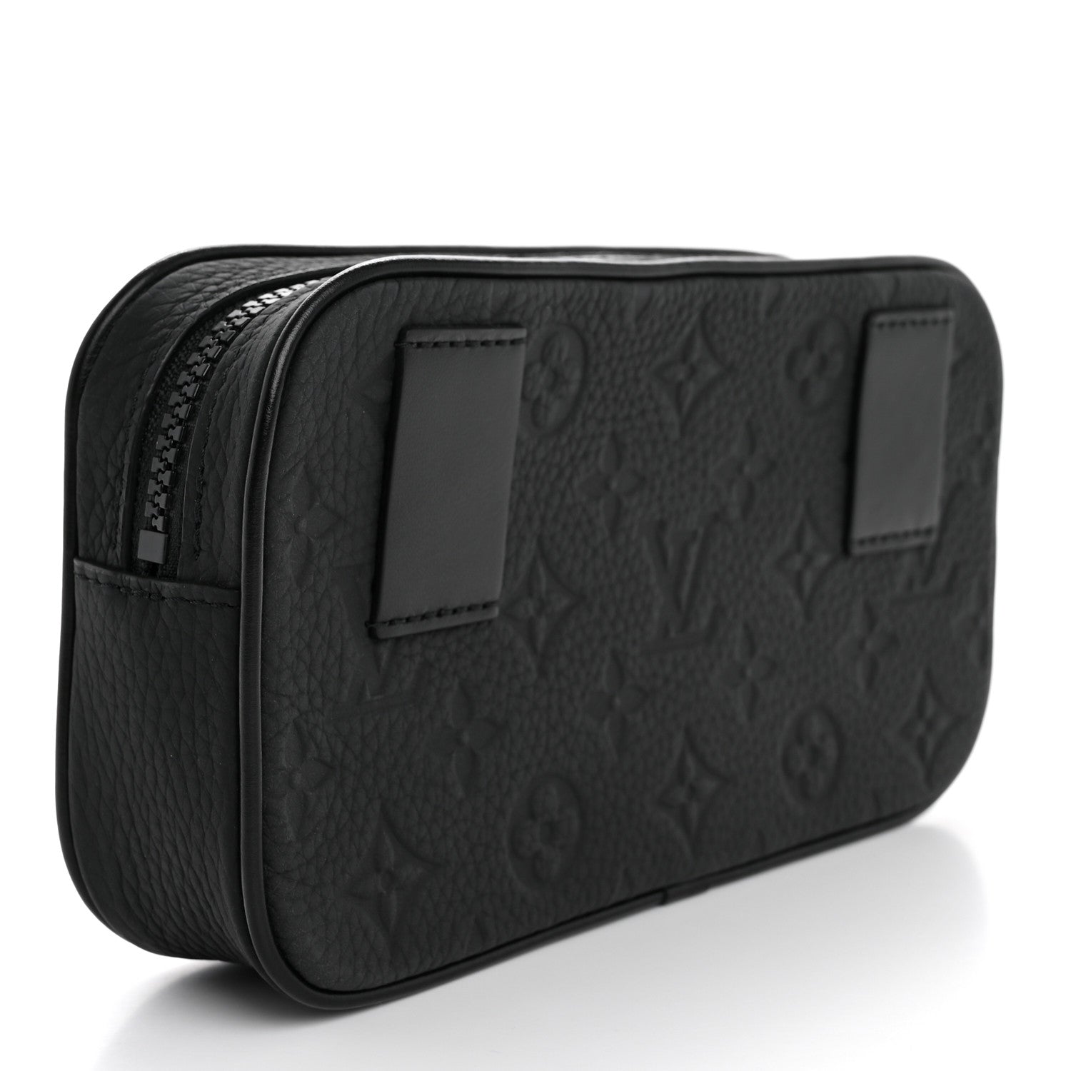 Louis Vuitton Taurillon Monogram Uniformes Solar Ray Soft Pochette Volga Belt Bag Black 3 of 10