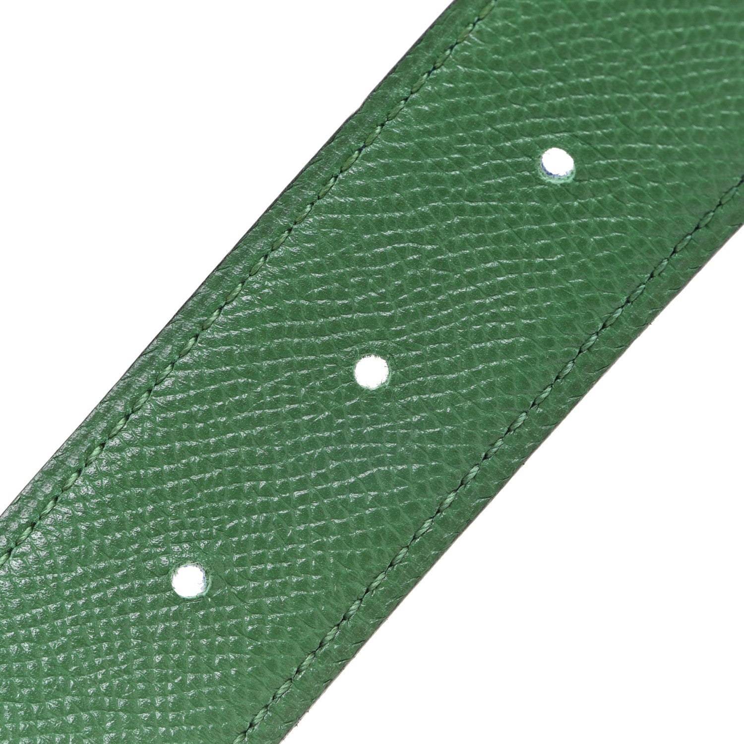 Hermes Courchevel 32mm Belt Strap 74 Vert Clair Bleu France 5 of 7