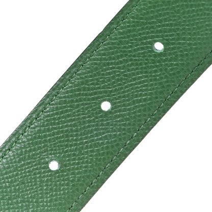 Hermes Courchevel 32mm Belt Strap 74 Vert Clair Bleu France 5 of 7