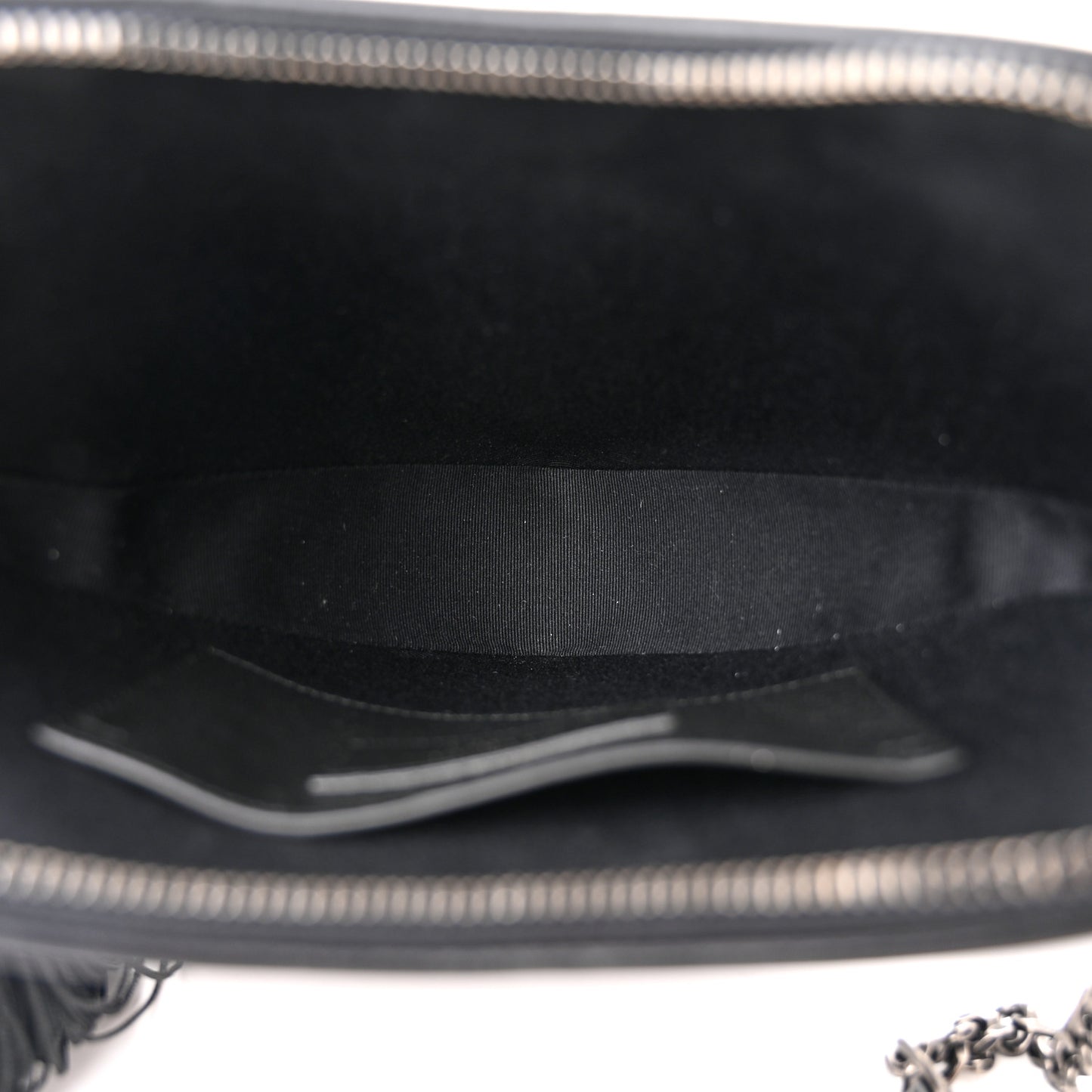 Calfskin Small Monogram Love Shoulder Bag Black