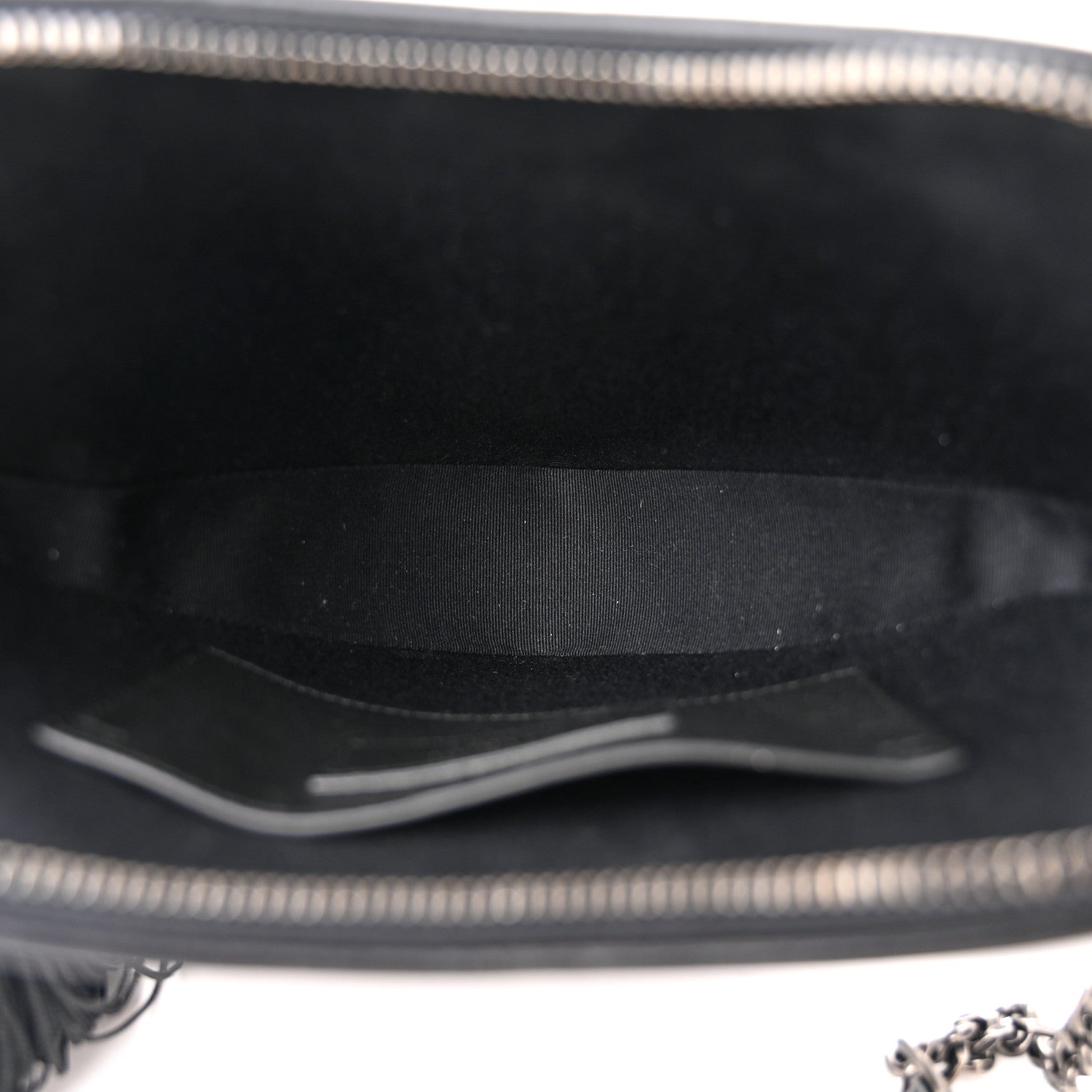 Saint Laurent Calfskin Small Monogram Love Shoulder Bag Black 6 of 12