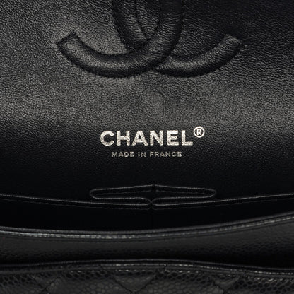 Chanel Caviar Quilted Medium Double Flap Navy 6 of 7