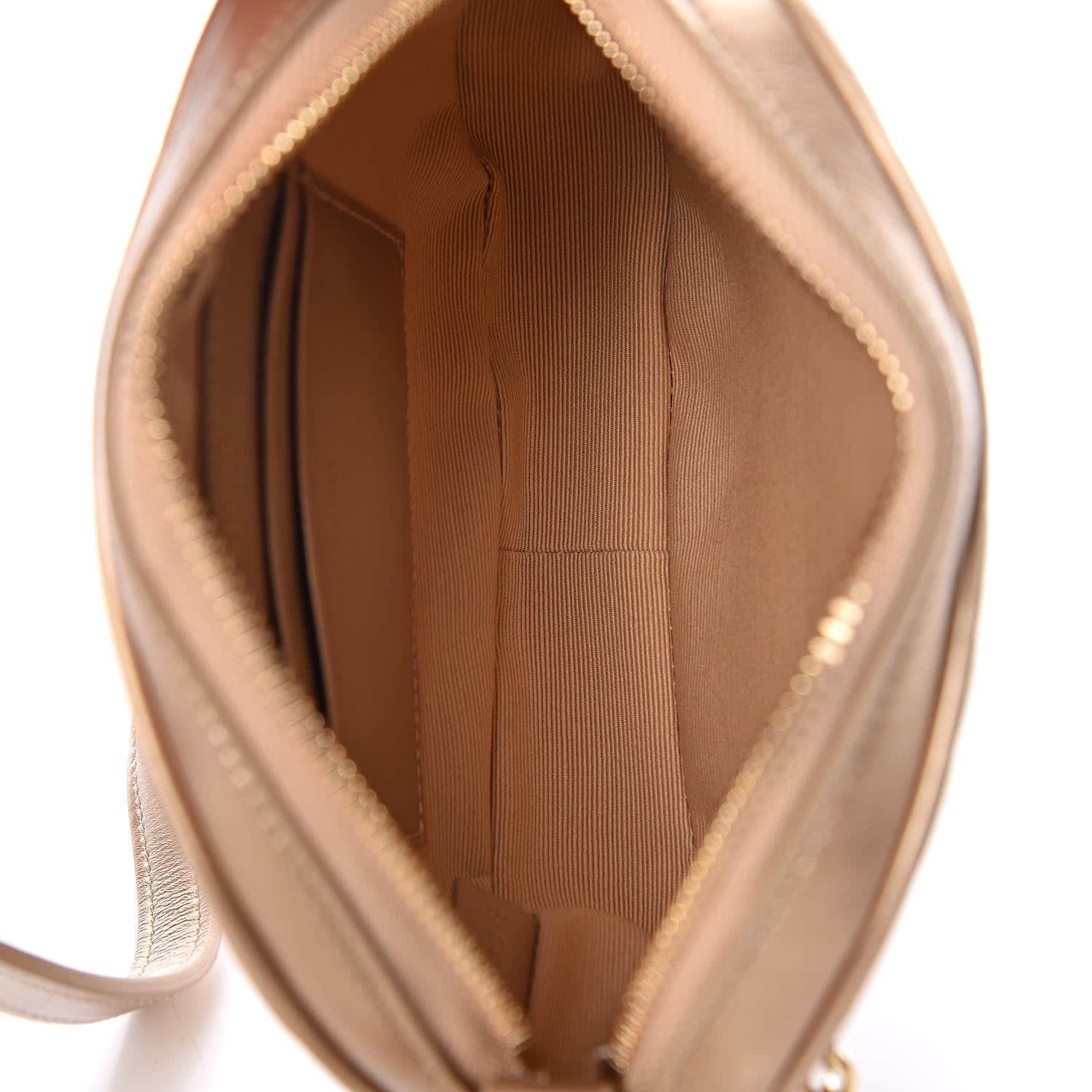 Celine Laminated Calfskin Quilted Small C Charm Bag Gold 7 of 10