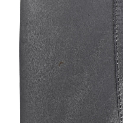 Celine Lambskin Horizontal Bi-Color Cabas Grey Cognac 10 of 14