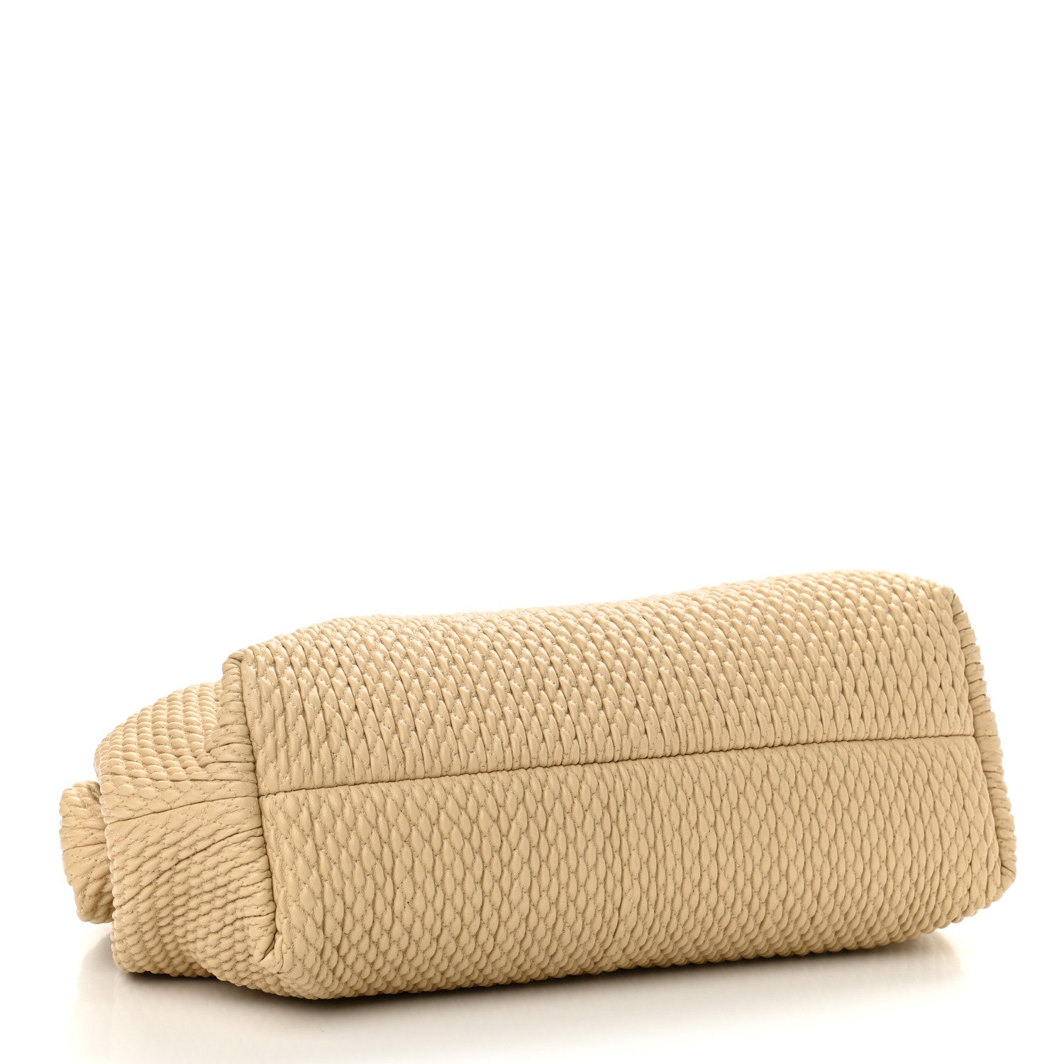 Bottega Veneta Lambskin Knit Large The Point Triangle Bag Porridge 4 of 9