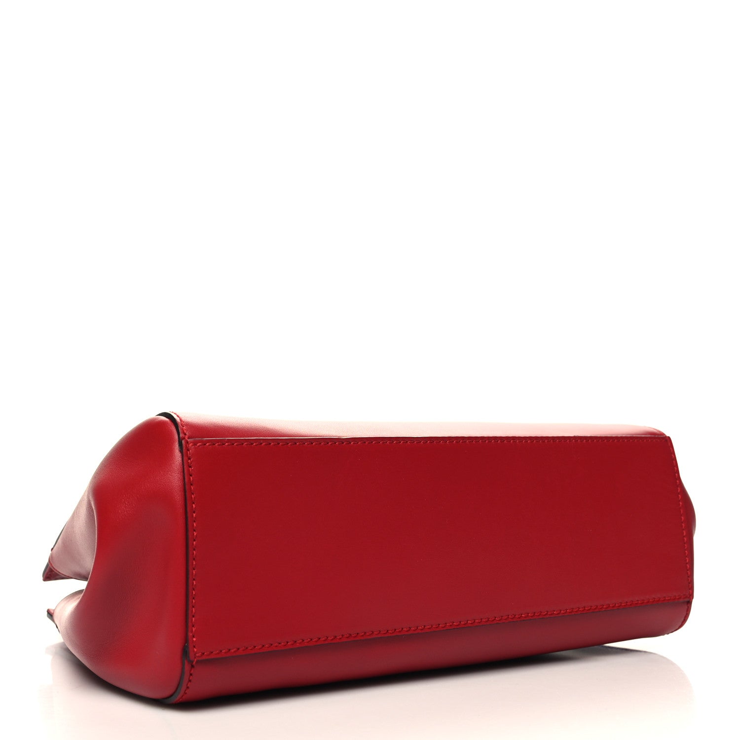 Gucci Nappa Bamboo Small Nymphaea Top Handle Hibiscus Red 4 of 10