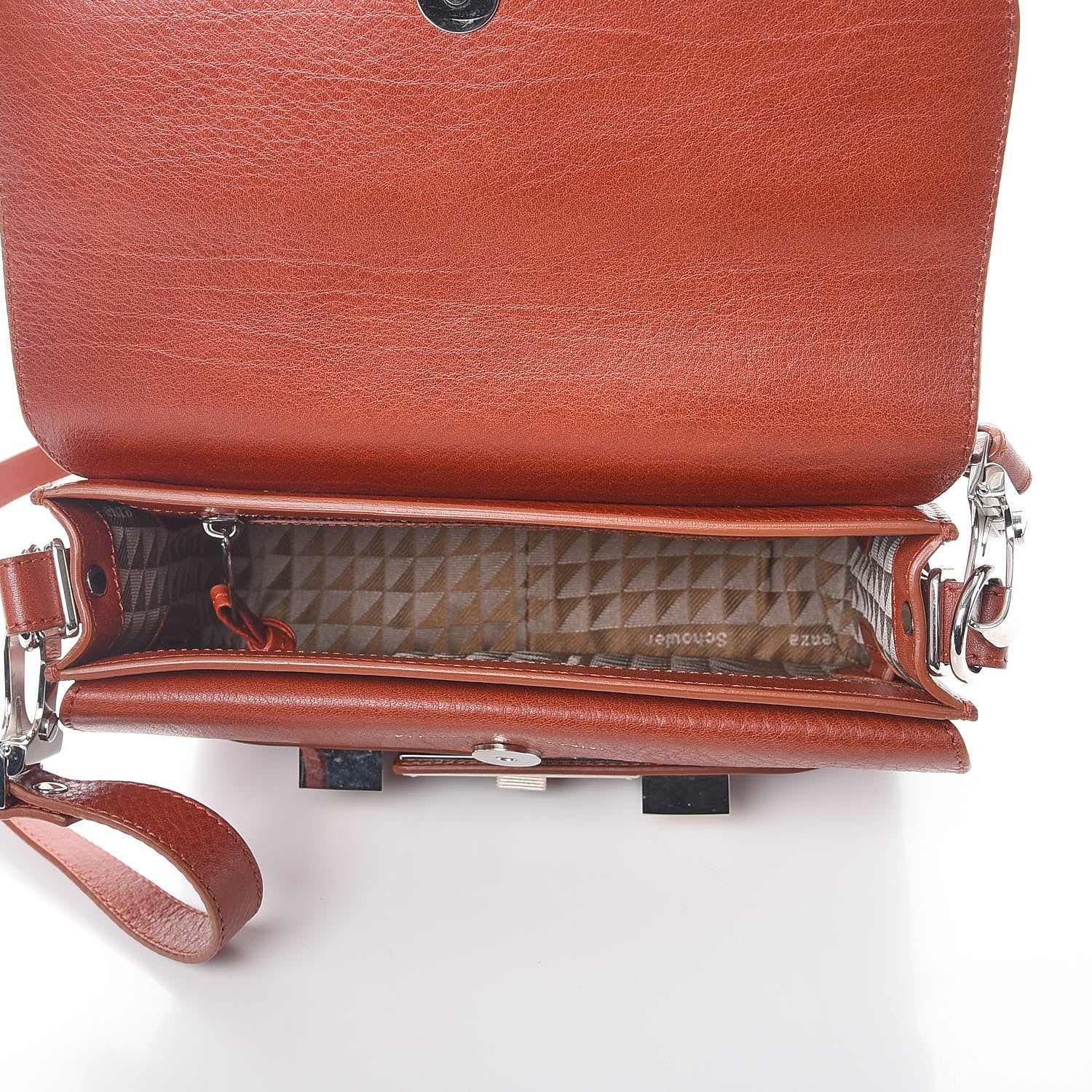 Proenza Schouler Calfskin Mini PS11 Classic Shoulder Bag Saddle 5 of 8