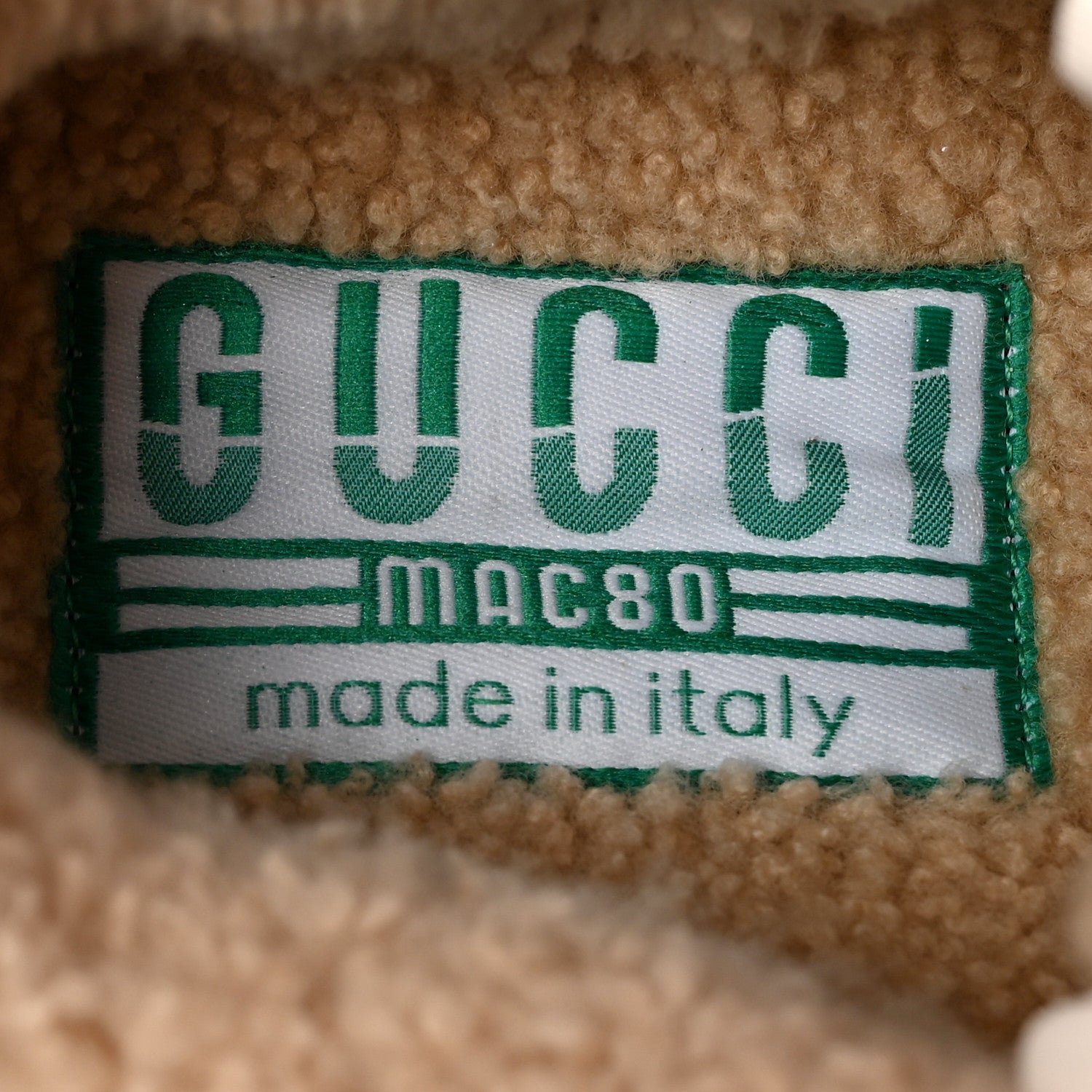 Gucci Calfskin Merino Wool Mens Mac80 Sneakers 8 Off White 7 of 11