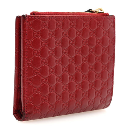 Gucci Microguccissima Bi-Fold Wallet Red 3 of 7