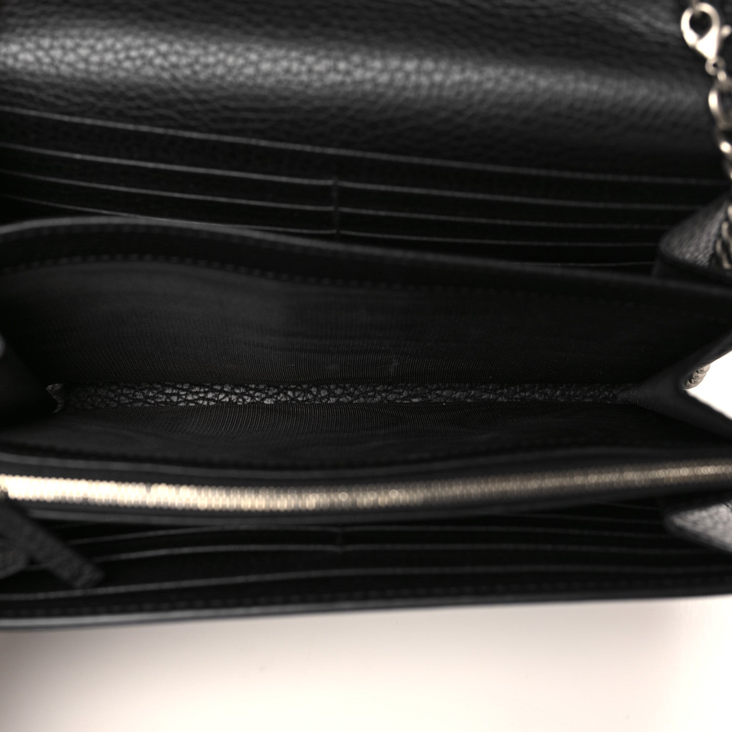 Gucci Calfskin Mini Dionysus Chain Wallet Black 5 of 9