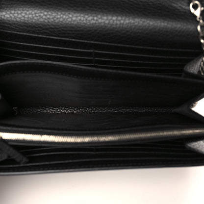 Gucci Calfskin Mini Dionysus Chain Wallet Black 5 of 9