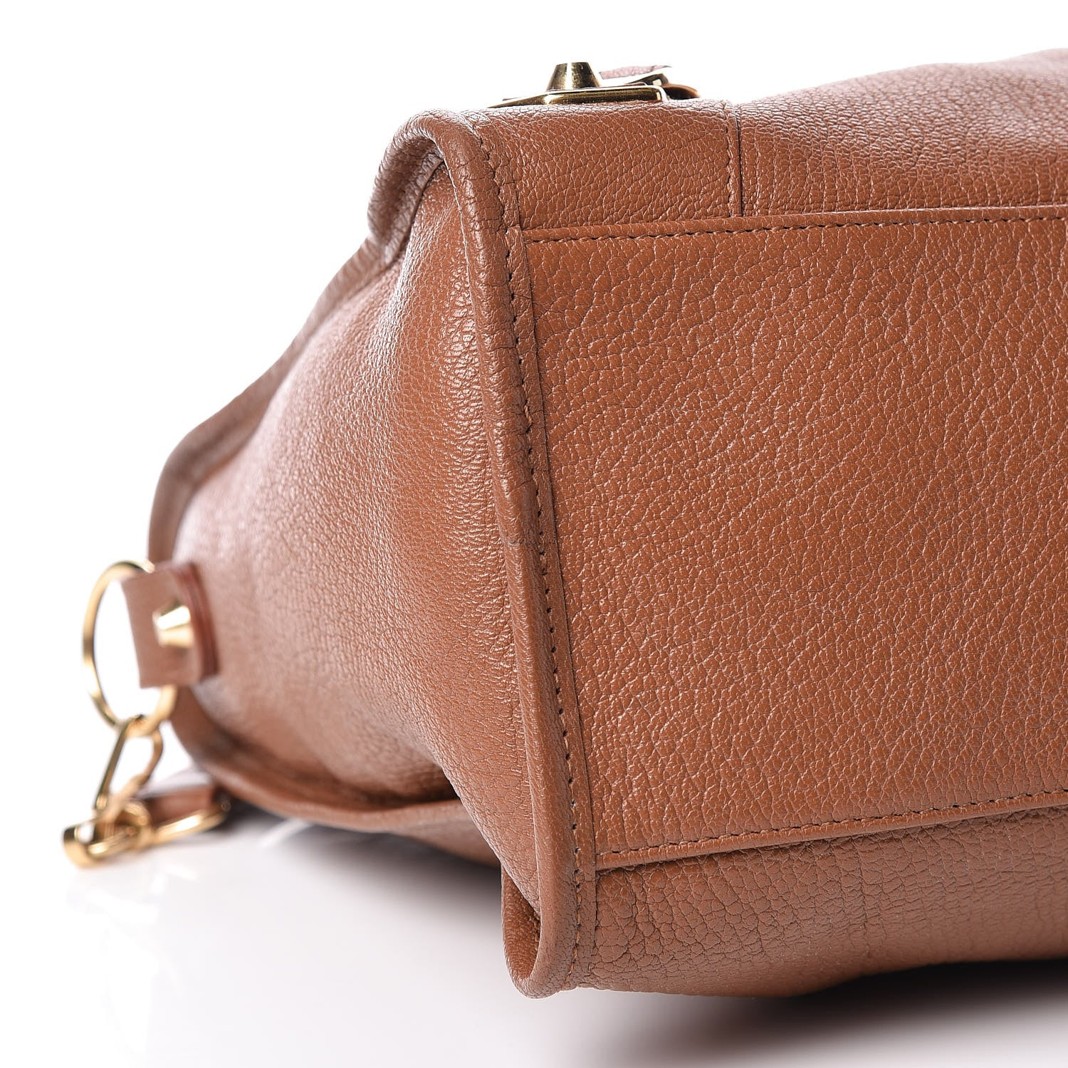 Balenciaga Chevre Gold Metallic Edge Hardware City Marron Terracotta 8 of 15