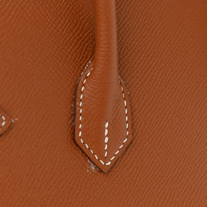 Hermes Epsom Horseshoe Birkin 25 Gold 11 of 14