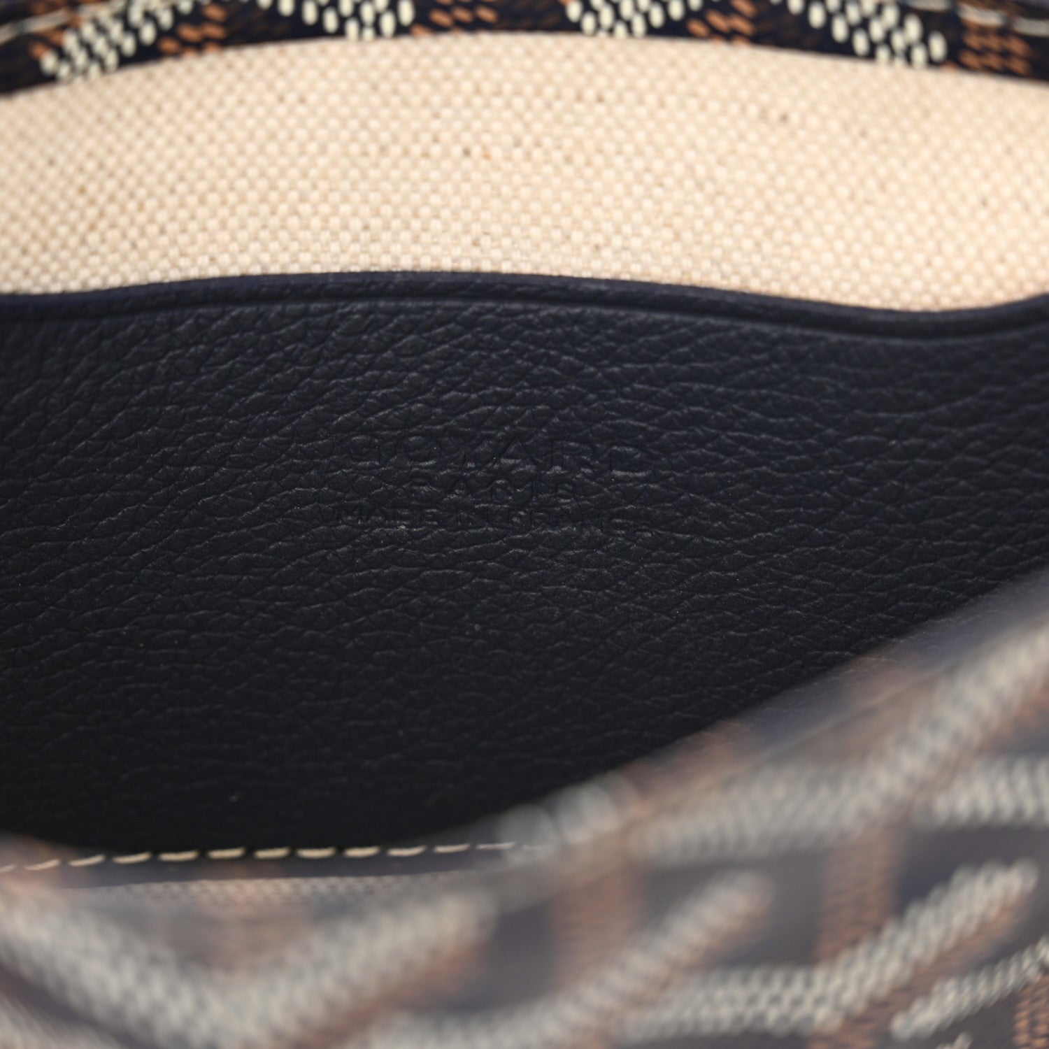 Goyard Goyardine Plumet Wallet Clutch Navy 7 of 11