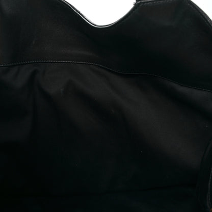 Saint Laurent Lambskin Quilted Maxi Icare Shopping Tote Black 9 of 9