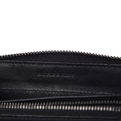 Burberry London Check Large Zip Around Wallet Charcoal 6 of 9