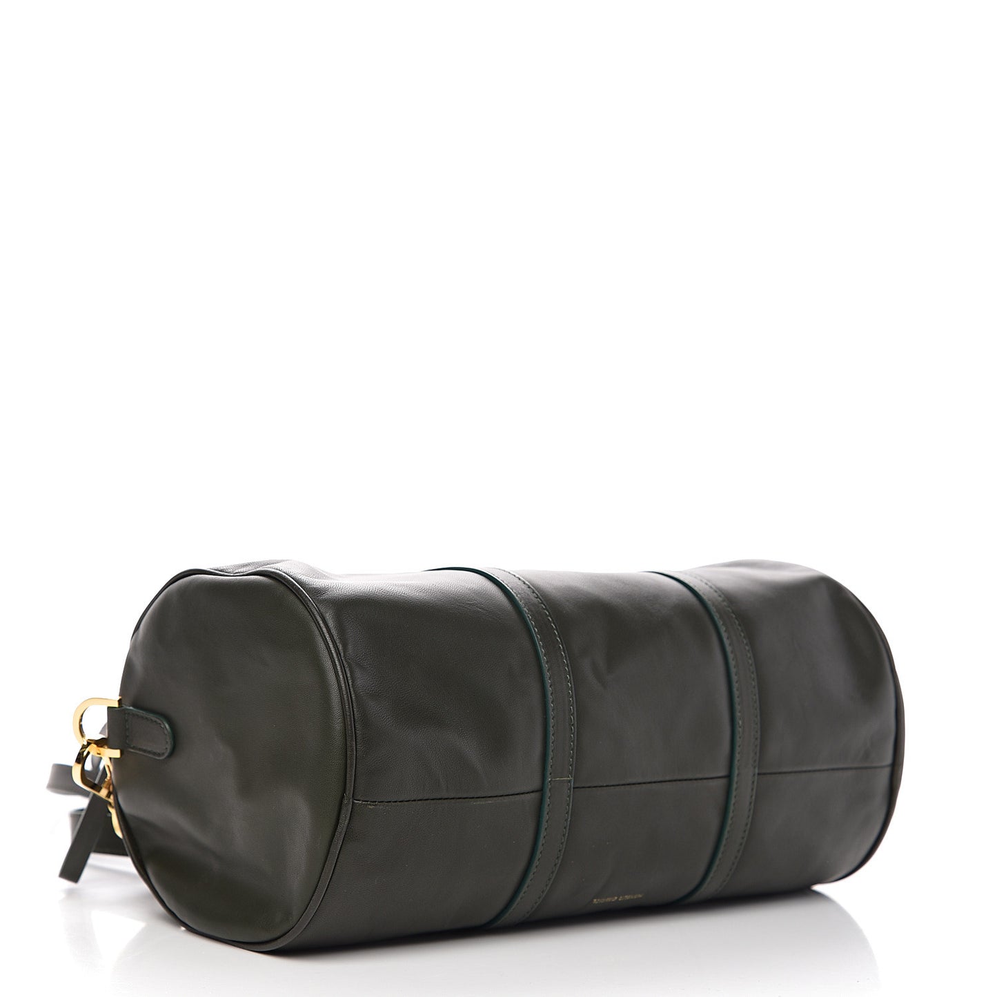 Lambskin Mini Duffel Bag Moss