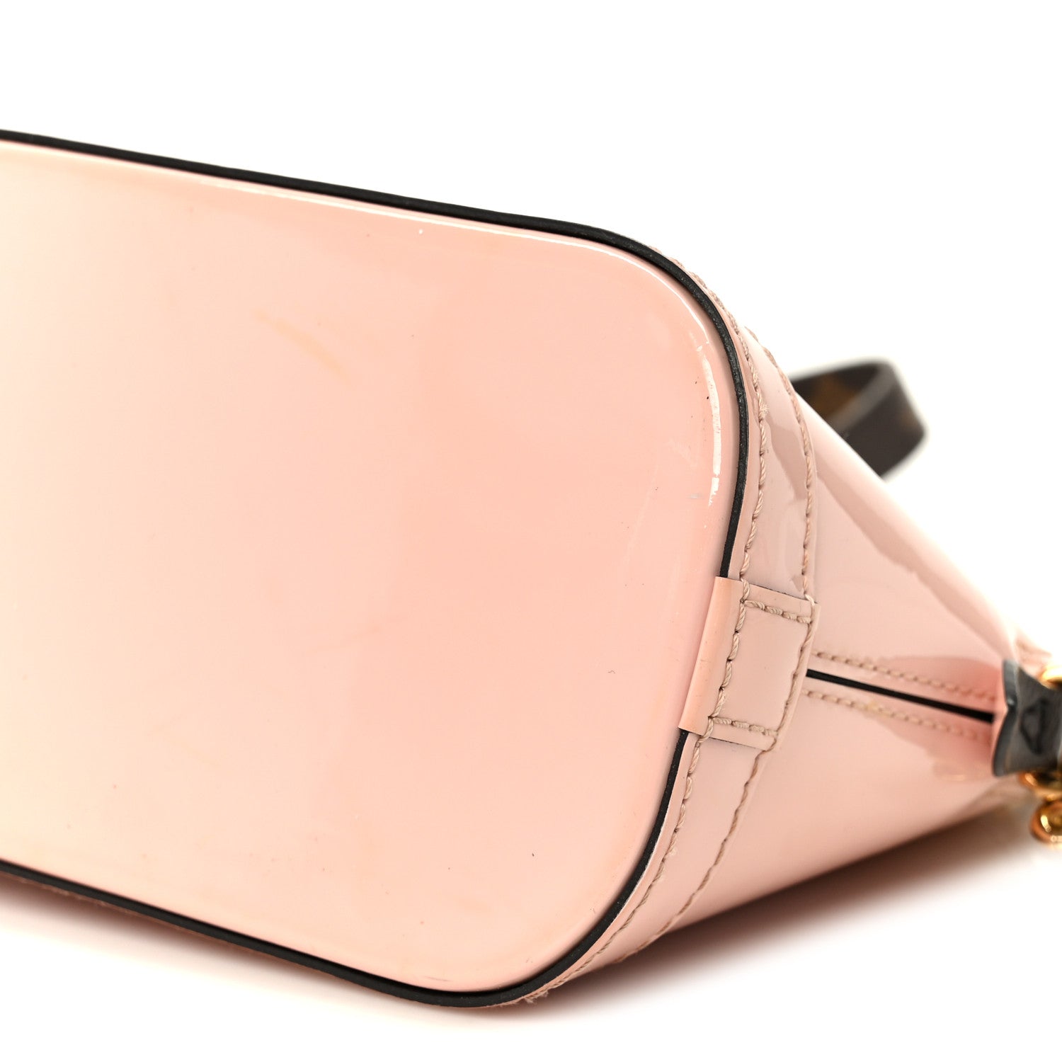 Louis Vuitton Vernis Monogram Alma Mini Rose Ballerine 10 of 10