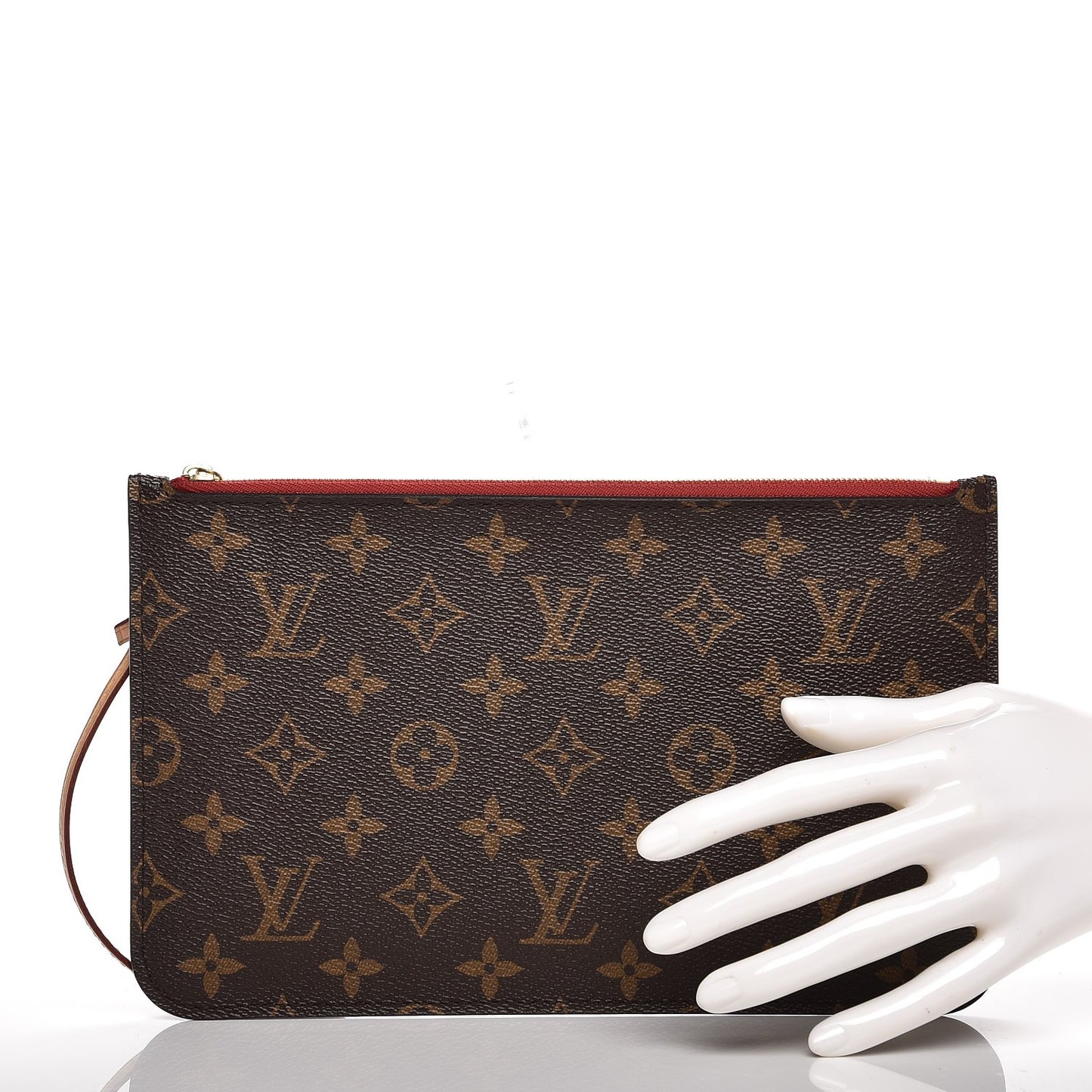 Monogram Neverfull MM GM Pochette Cherry