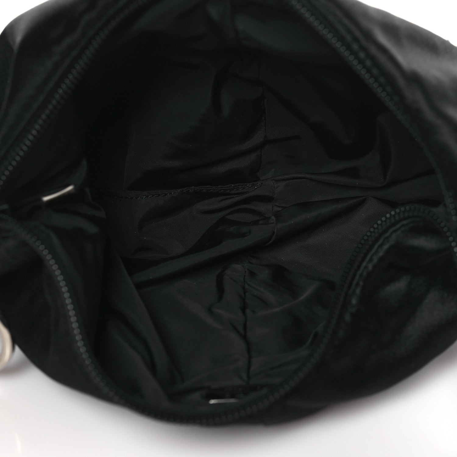 Prada Tessuto Nylon Saffiano Re-Edition 2006 Shoulder Bag Black