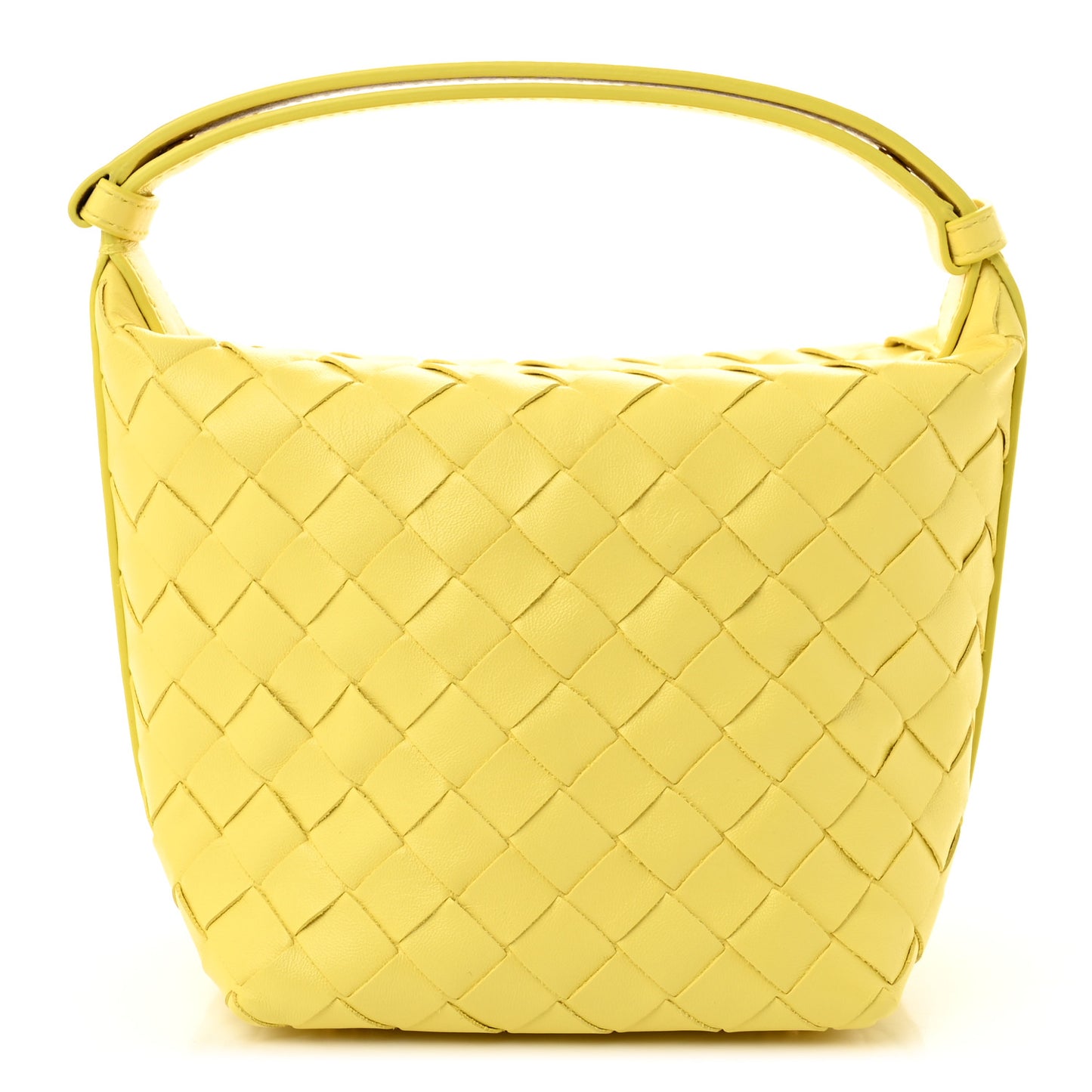 Nappa Intrecciato Mini Wallace Buttercup
