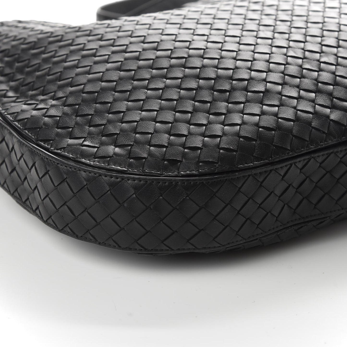 Nappa Intrecciato Large City Hobo Baccara Black