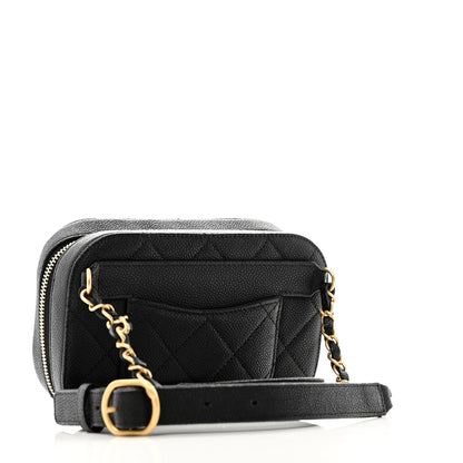 Chanel Caviar Quilted Waist Bag Black 3 of 12