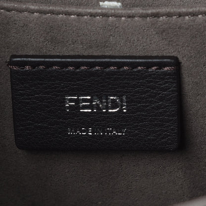 Fendi Vitello Century Opaco F is Fendi Kan I Shoulder Bag Ceruleo 9 of 10
