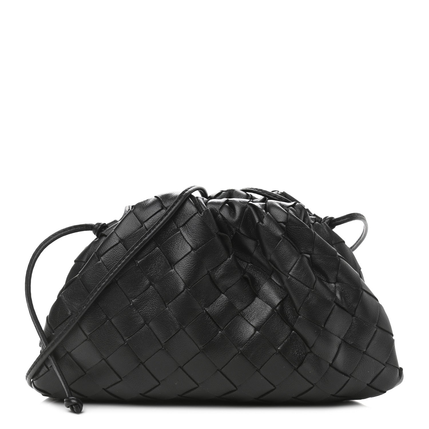 Bottega Veneta Nappa Intrecciato The Mini Pouch Black 1 of 10