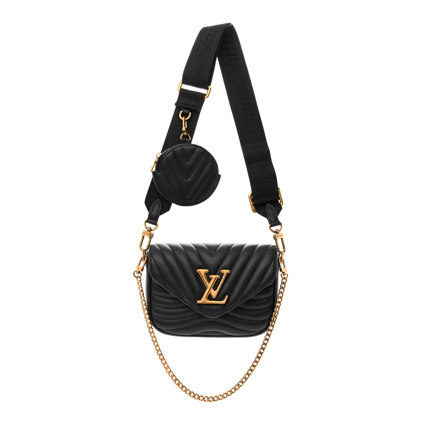 Calfskin New Wave Multi Pochette Black