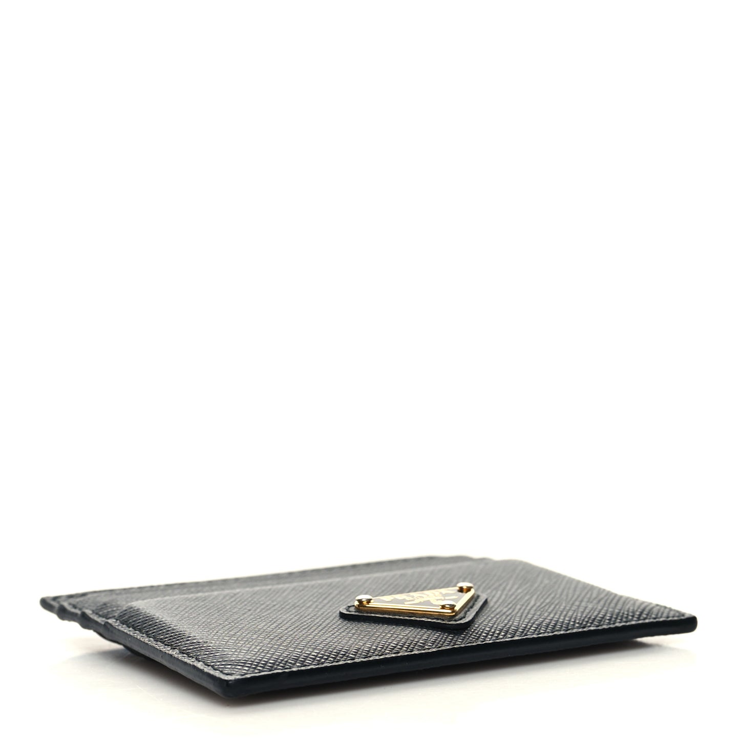 Saffiano Triangle Card Holder Black