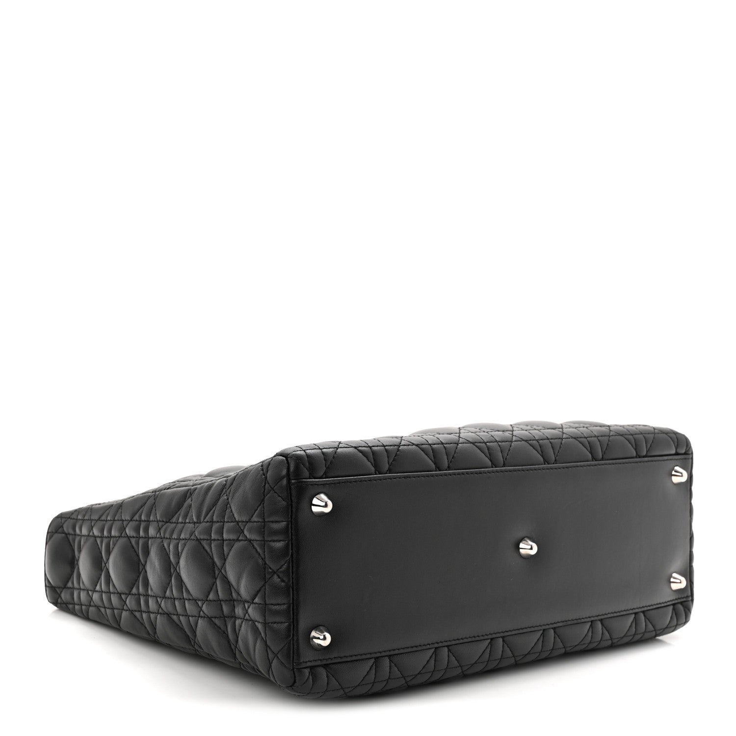 Christian Dior Lambskin Cannage Large Lady Dior Black 1866633
