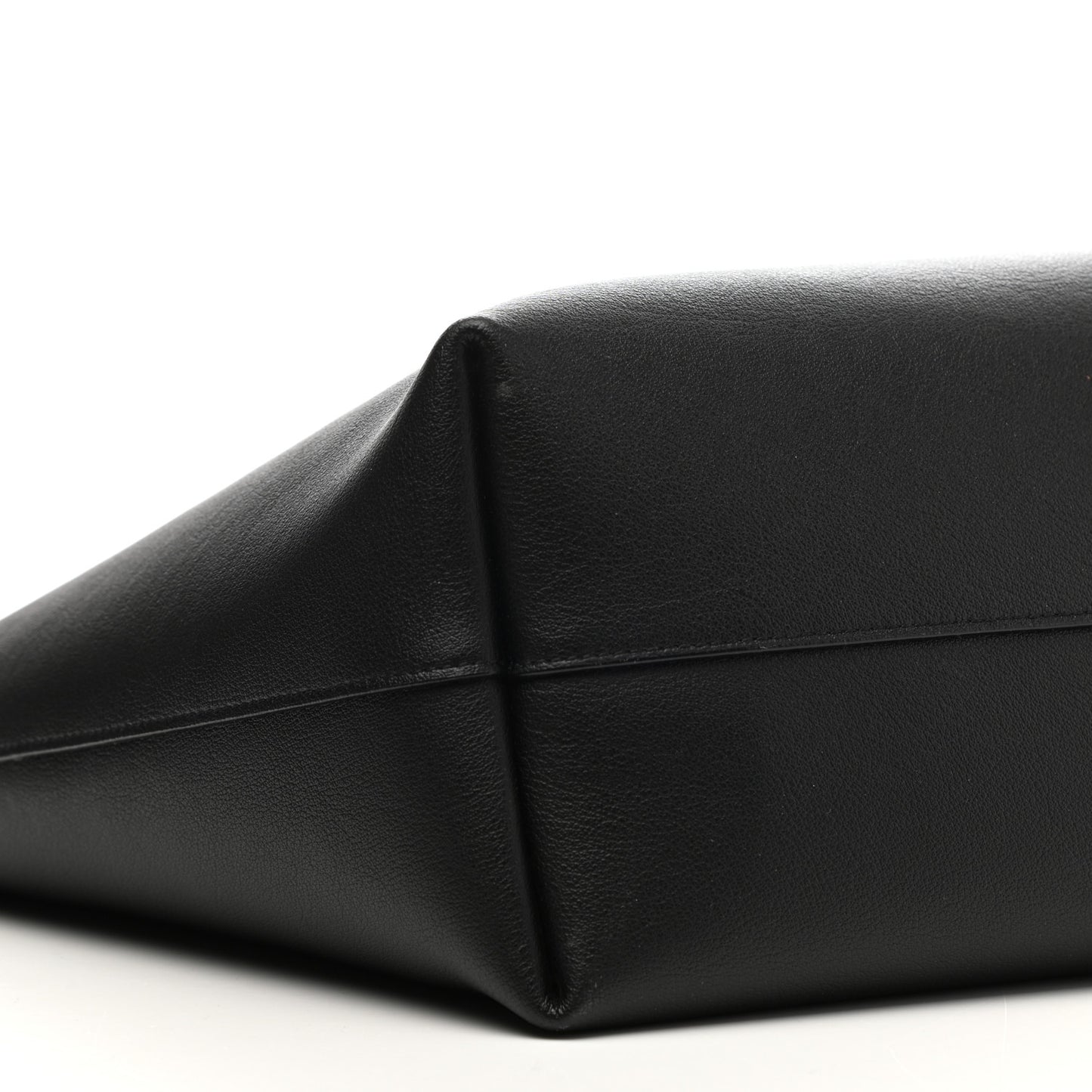 Calfskin Large Shopping Tote Black