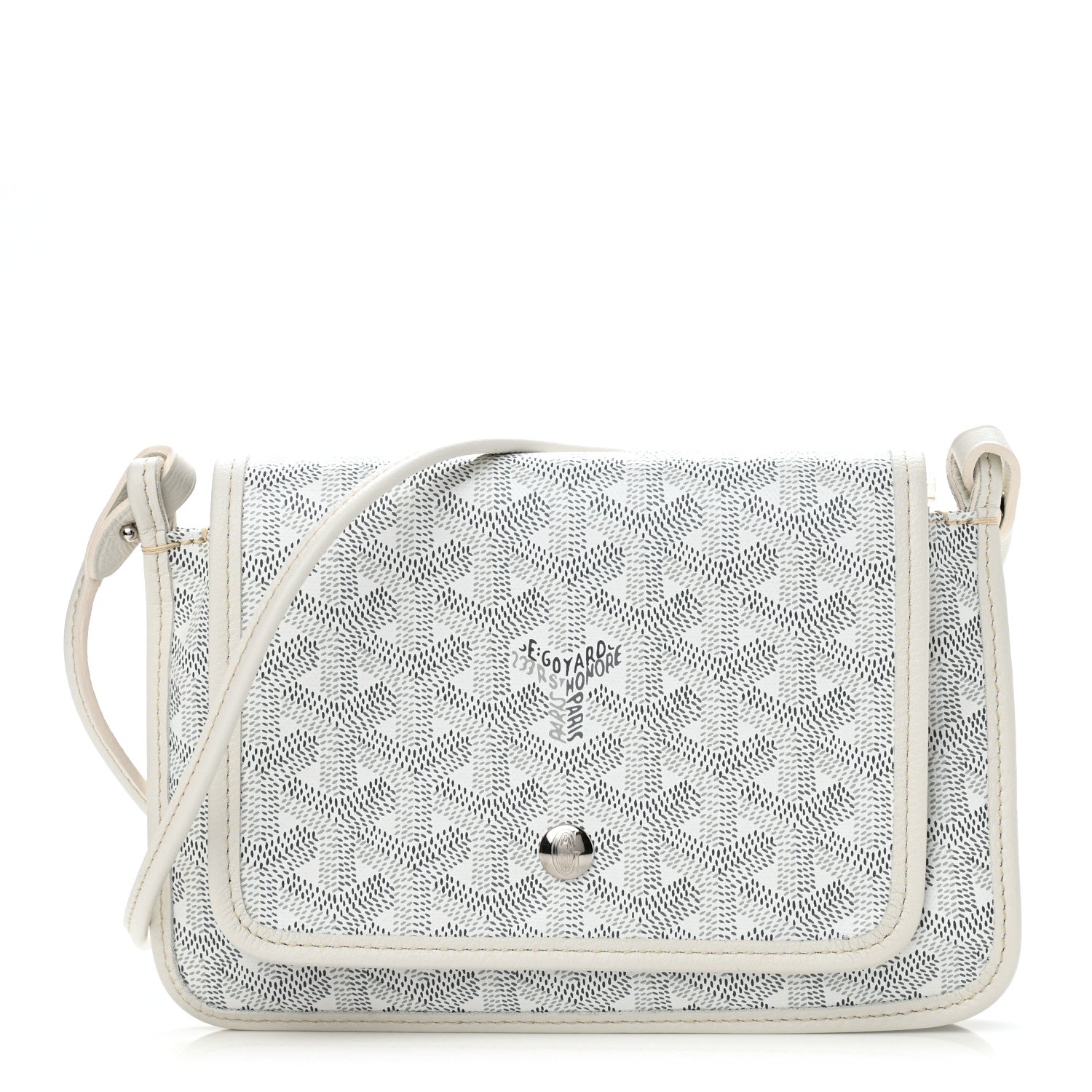 Goyard Goyardine Plumet Wallet Clutch White 1 of 11