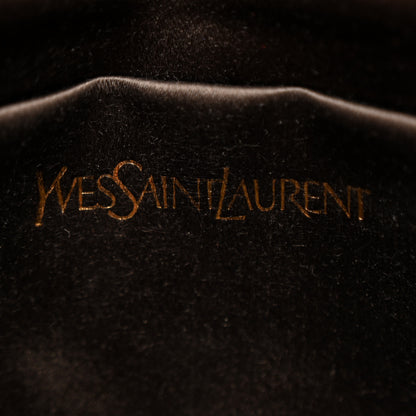 Saint Laurent Textured Patent Monogram Large Belle De Jour Clutch Red 6 of 6