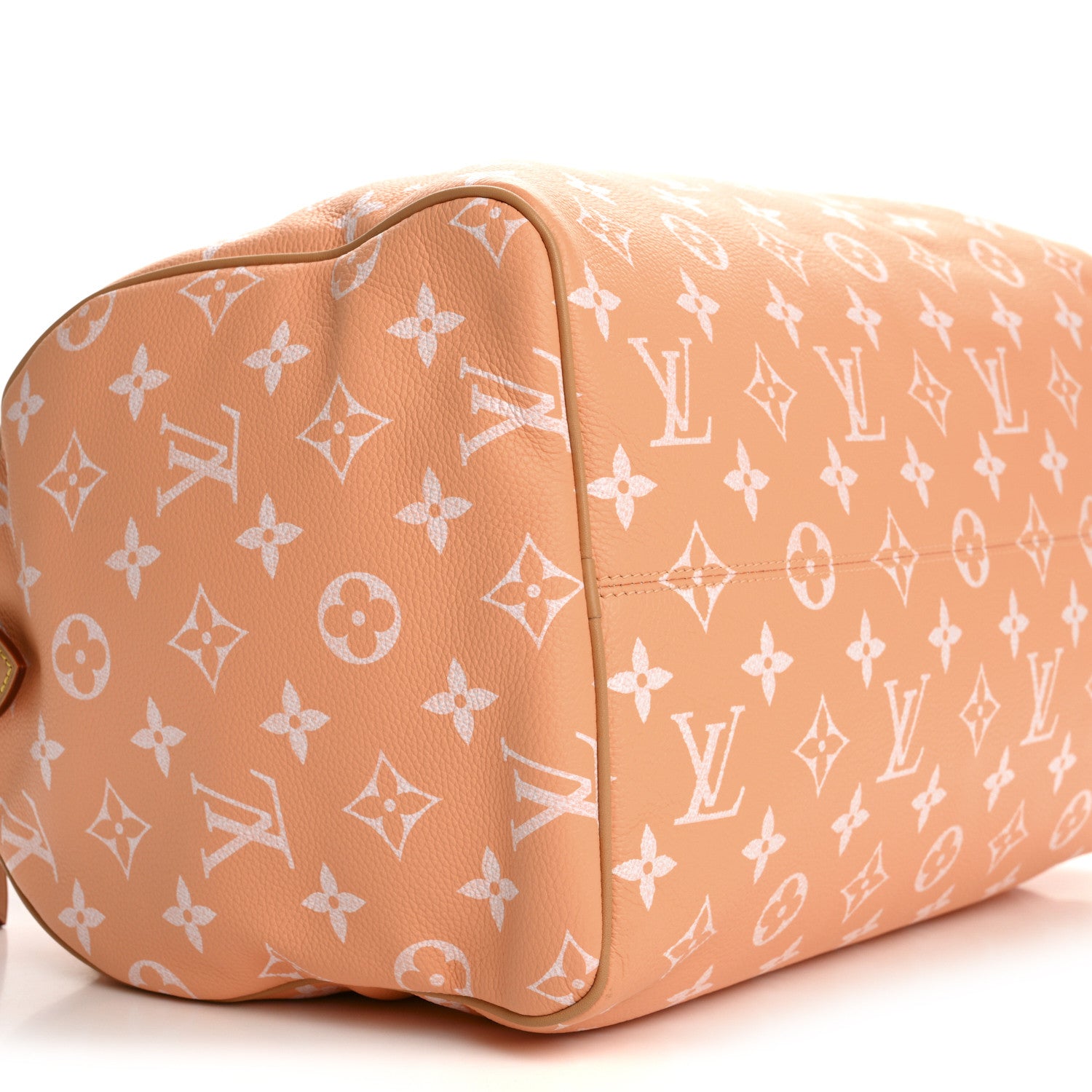 Louis Vuitton Calfskin Monogram Speedy P9 Bandouliere 40 Summer Peach 9 of 10