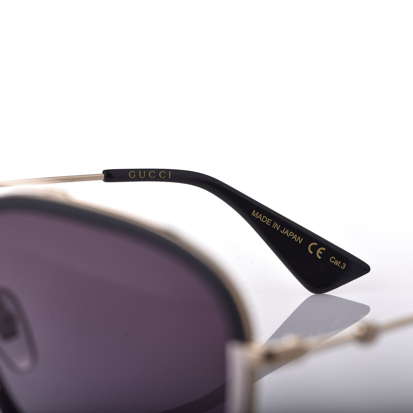 Web Aviator Sunglasses GG0062S Black White