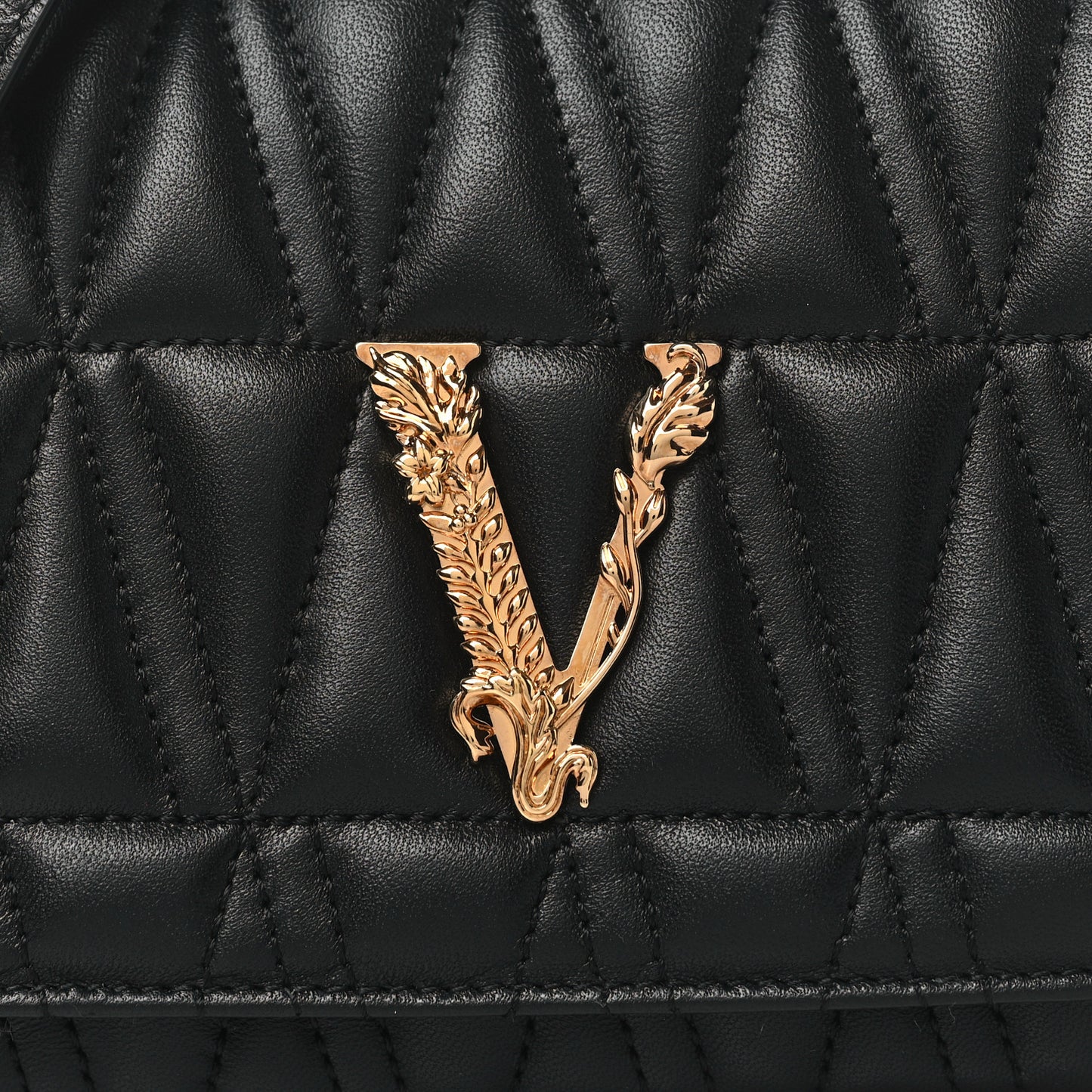 Nappa Quilted Virtus Bag Black